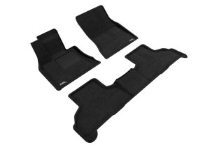BMW X5 Floor Mats - Front and Rear - 3D MAXpider - Elegant Series - Black - `14-`18